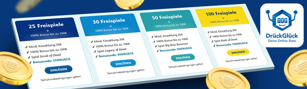 DrückGlück Bonus für Neukunden